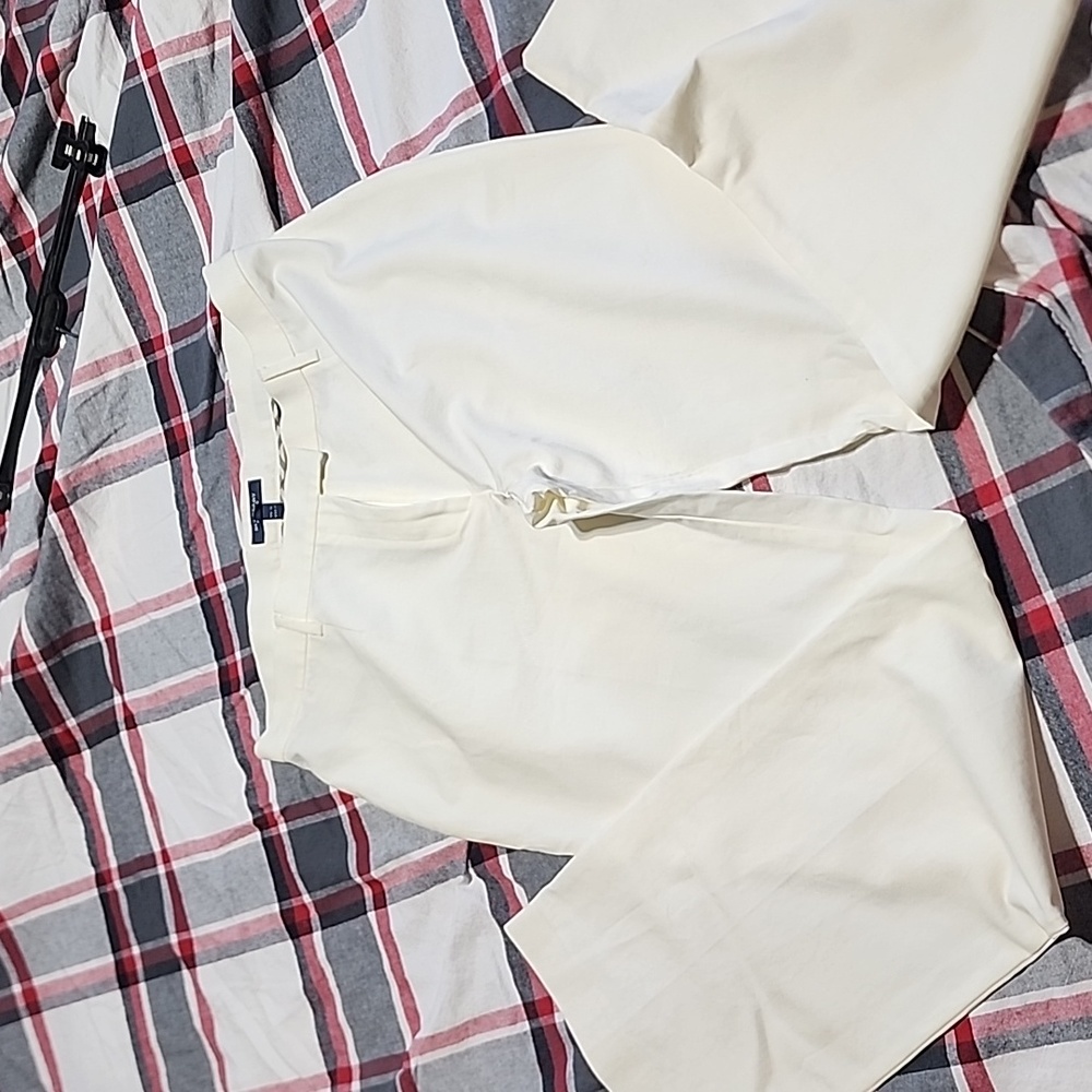 Burberry white pants size 8
